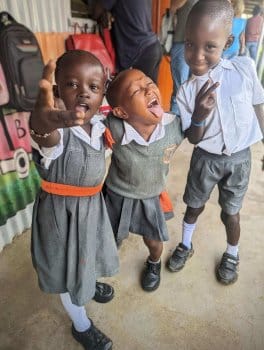 Image of kids at Ndoto school in Kenya