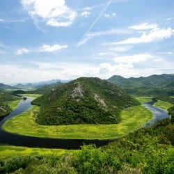 Lake Skadar in Montenegro