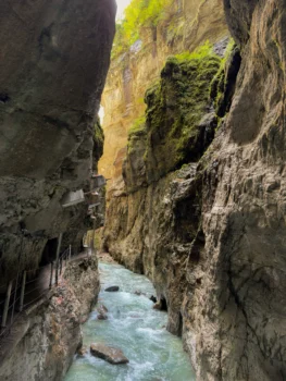 Partnach Gorge for blog post about pilgrimage to bavaria