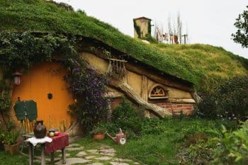 Image of Shire's Hobbiton for Wonder Voyage blog about New Zealand