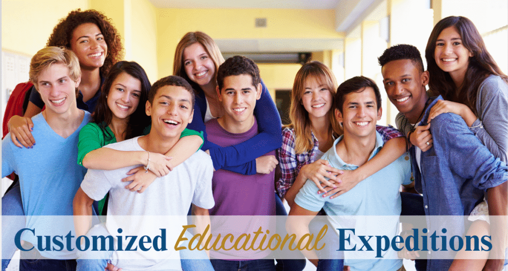 Student group image for Customized Educational Expeditions blog post