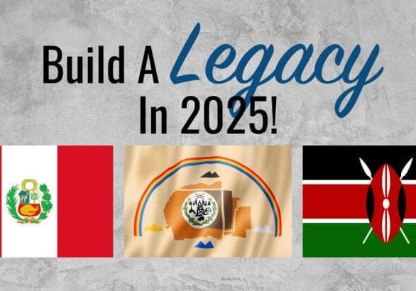 Flags of Peru, Navajo Nation, and Kenya for Legacy Voyages blog post about philanthropic travel