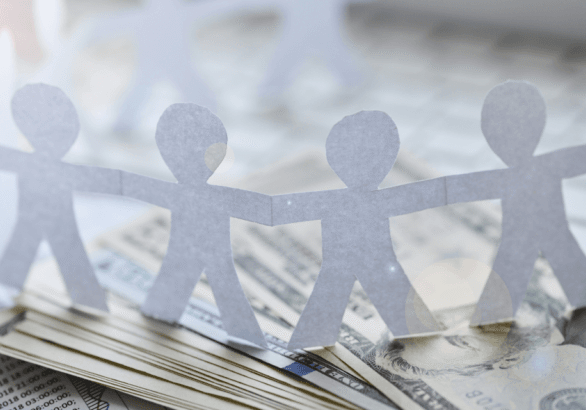 paper cutouts of people for blog about youth mission trip fundraising ideas