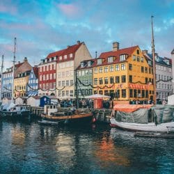 Nyhavn Harbor in Denmark.