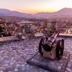 Kosovo old townscape