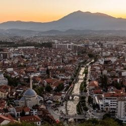 Prizren, Kosovo aerial view